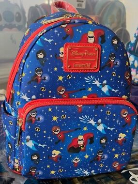 Disney Parks The Incredibles Blue Mini Backpack